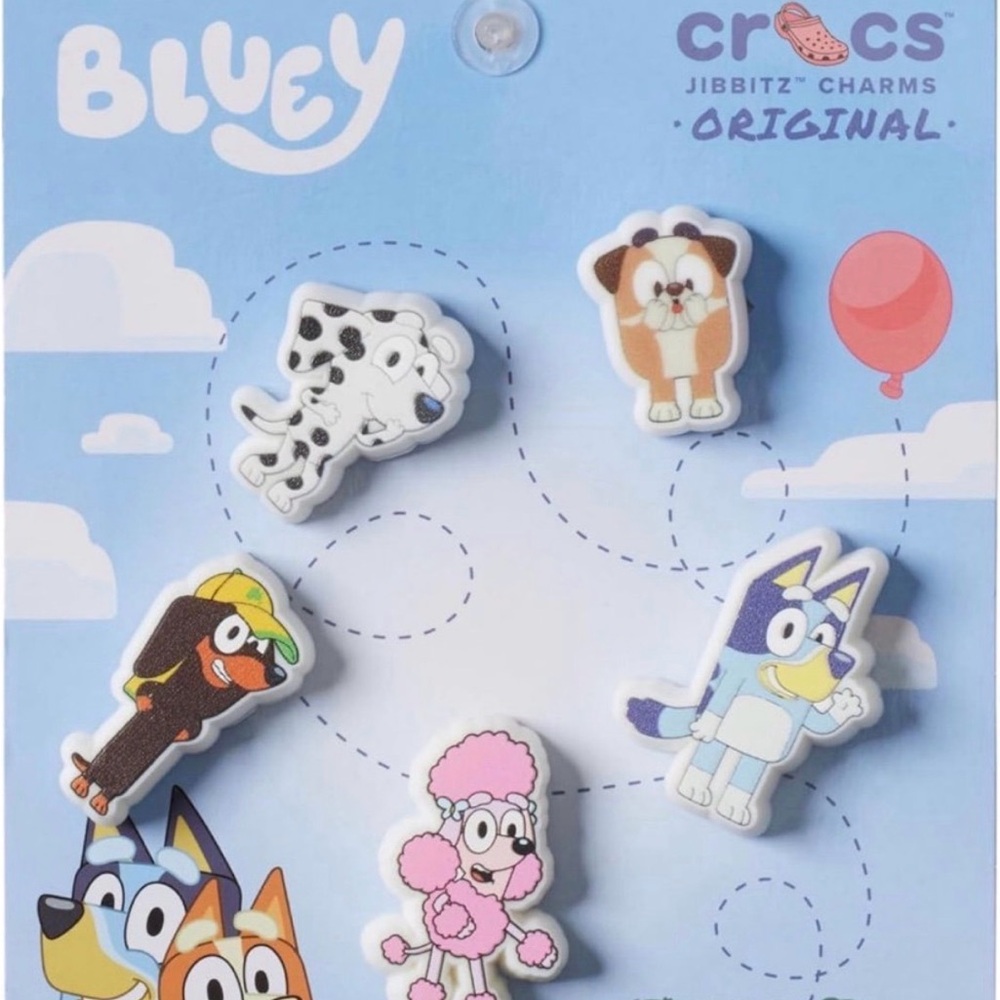 Bluey Crocs Jibbitz Charms Set